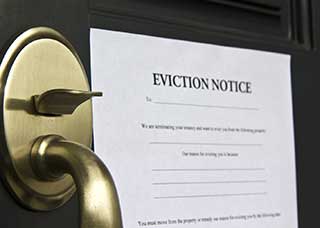 Jpg of an eviction notice