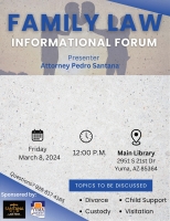 Family Law Informational Forum